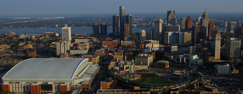 Detroit skyline photo